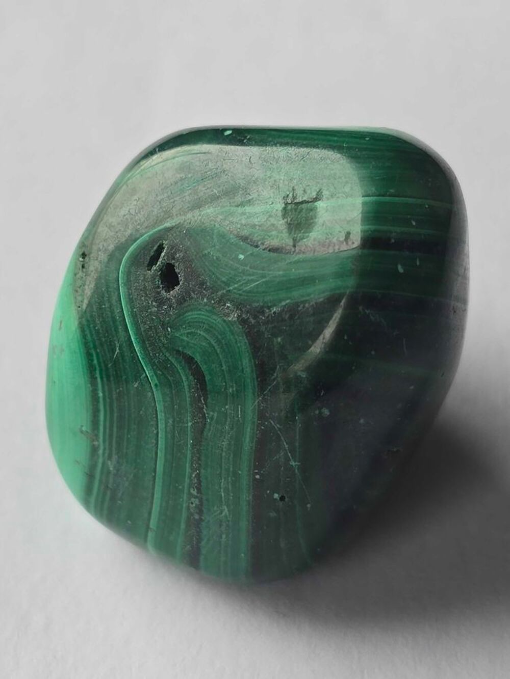 Pierre Roul&eacute;e Malachite du Katanga-Min&eacute;ral 12g 