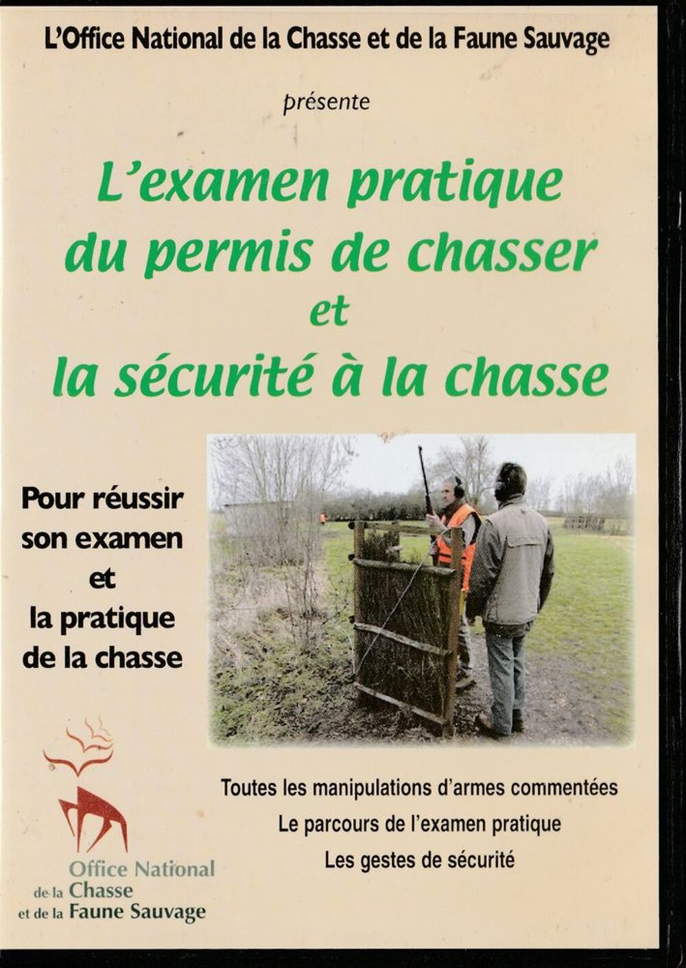 l'examen pratique du permis de chasser et la s&eacute;curit&eacute; DVD et blu-ray