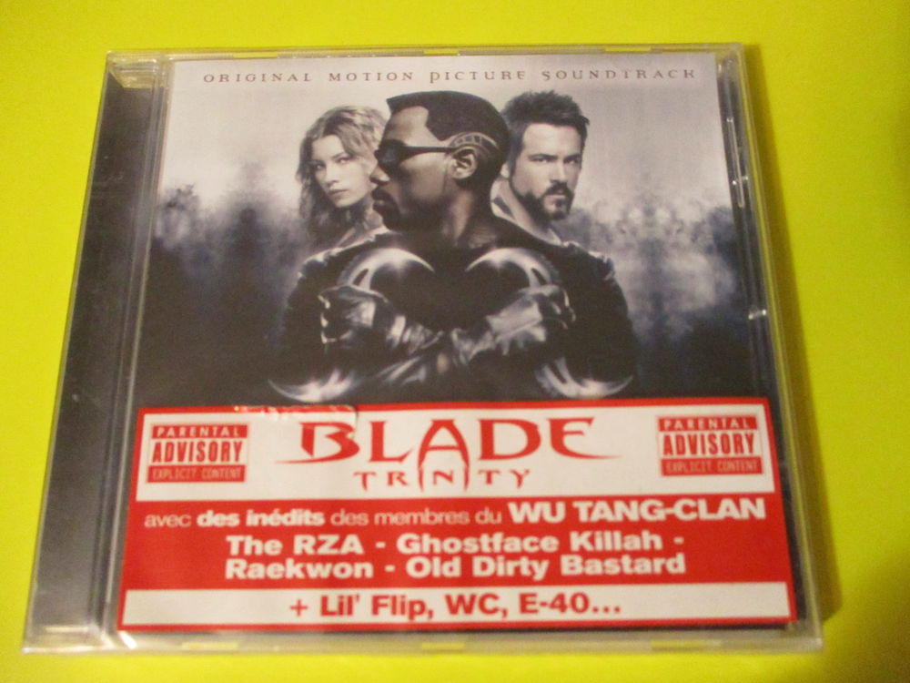 BLADE TRINITY CD BOF RZA WU TANG CLAN NEUF CD et vinyles