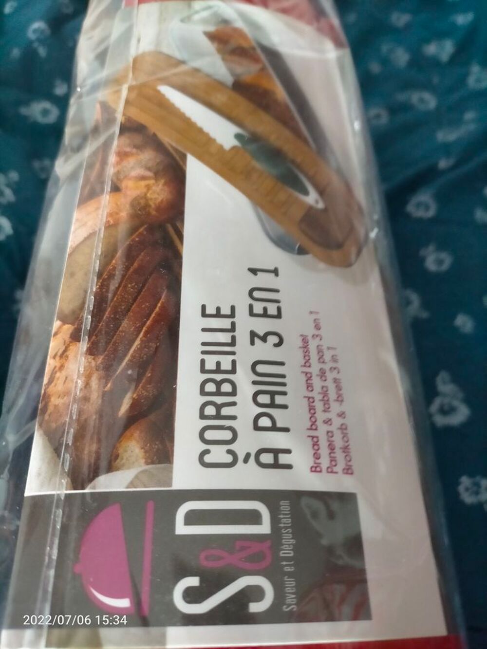 Offre corbeille pour pain long 3 en 1 Cuisine