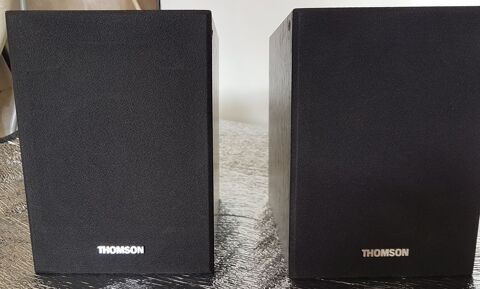 Paire d enceintes thomson noir 25 Sancergues (18)