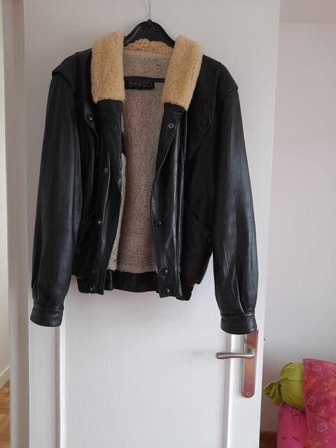 blouson cuir multipoches fourr 40 Avrechy (60)