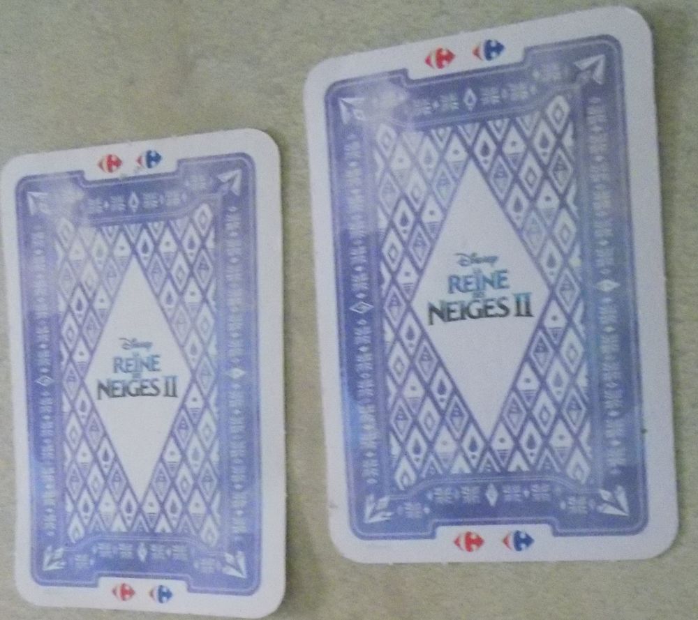 2 cartes &agrave; jouer 'reine des neiges II' A DONNER Jeux / jouets