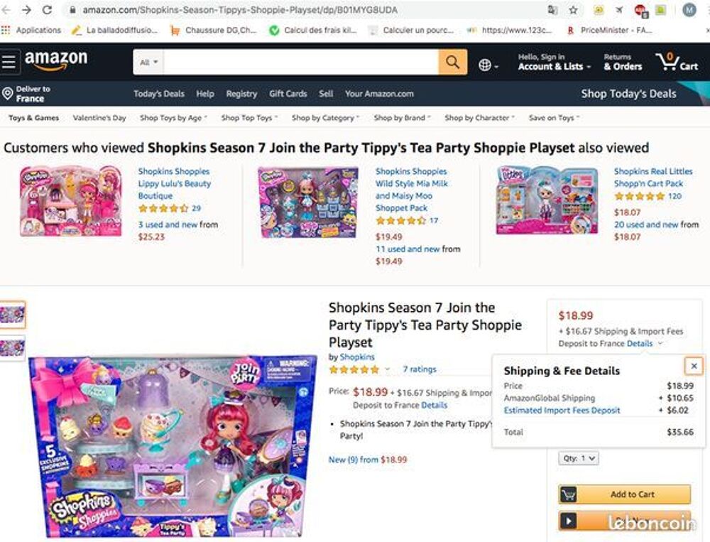 SHOPKINS COLLECTOR "TEA PARTY" neuf! Jeux / jouets