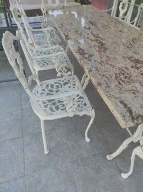 lot de chaises de terrasse en fonte d'aluminium 10000 Diebolsheim (67)