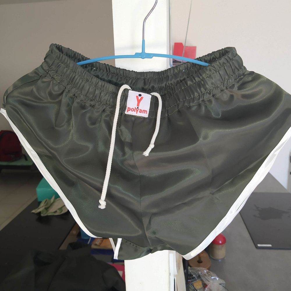 Short Vintage Nylon Polyamid Bronze-blanc 3 size S40 M44 L48 Vêtements