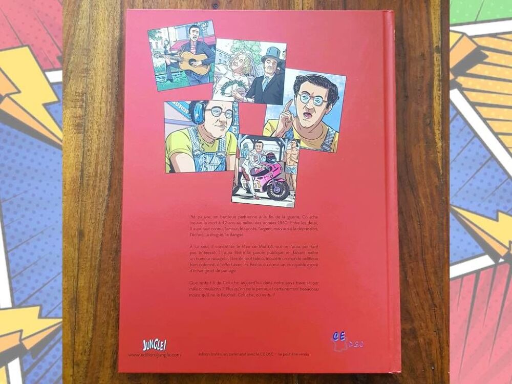 Bd Coluche Une vie d'enfoir&eacute; Livres et BD