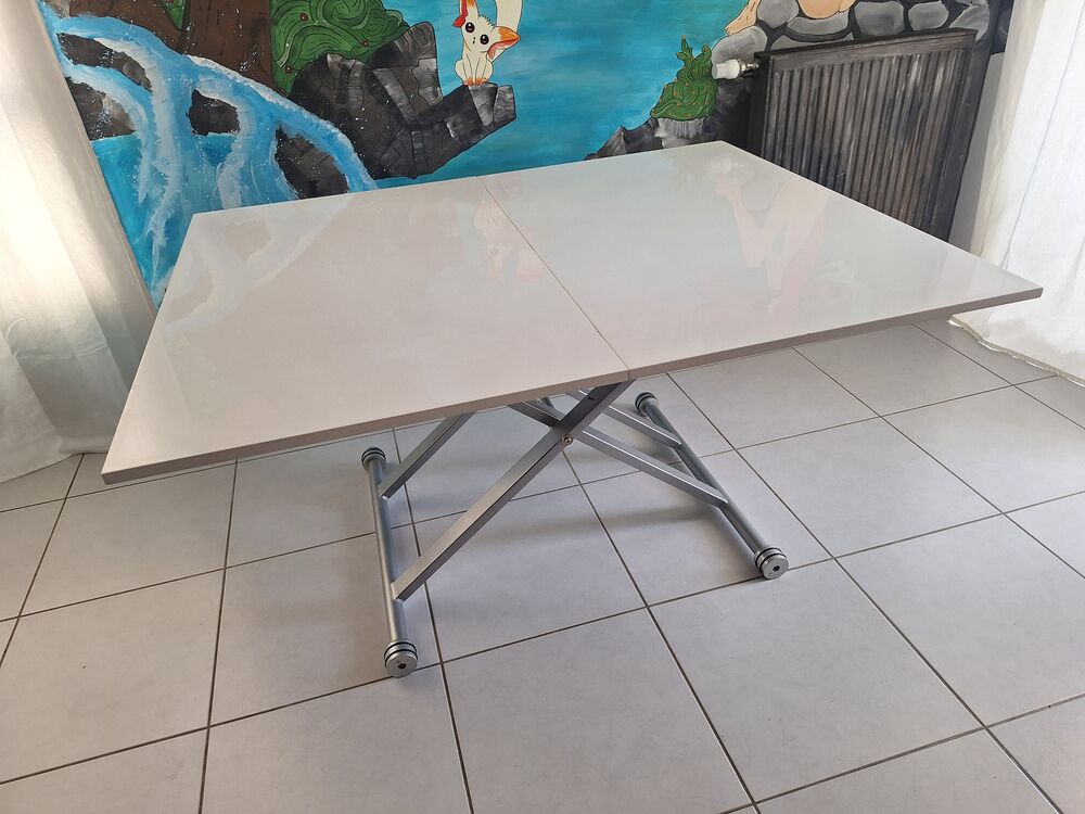 [] Table extensible 70x110 / 110x140, hauteur ajustabl Meubles