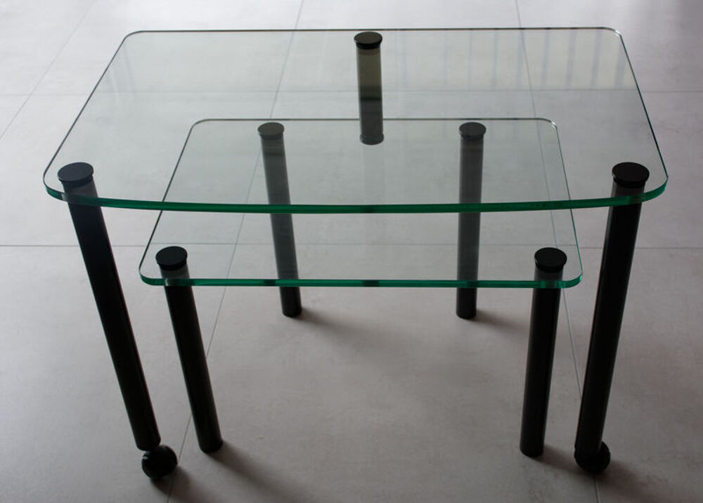 Table pour t&eacute;l&eacute; &agrave; plateau pivotant Bricolage