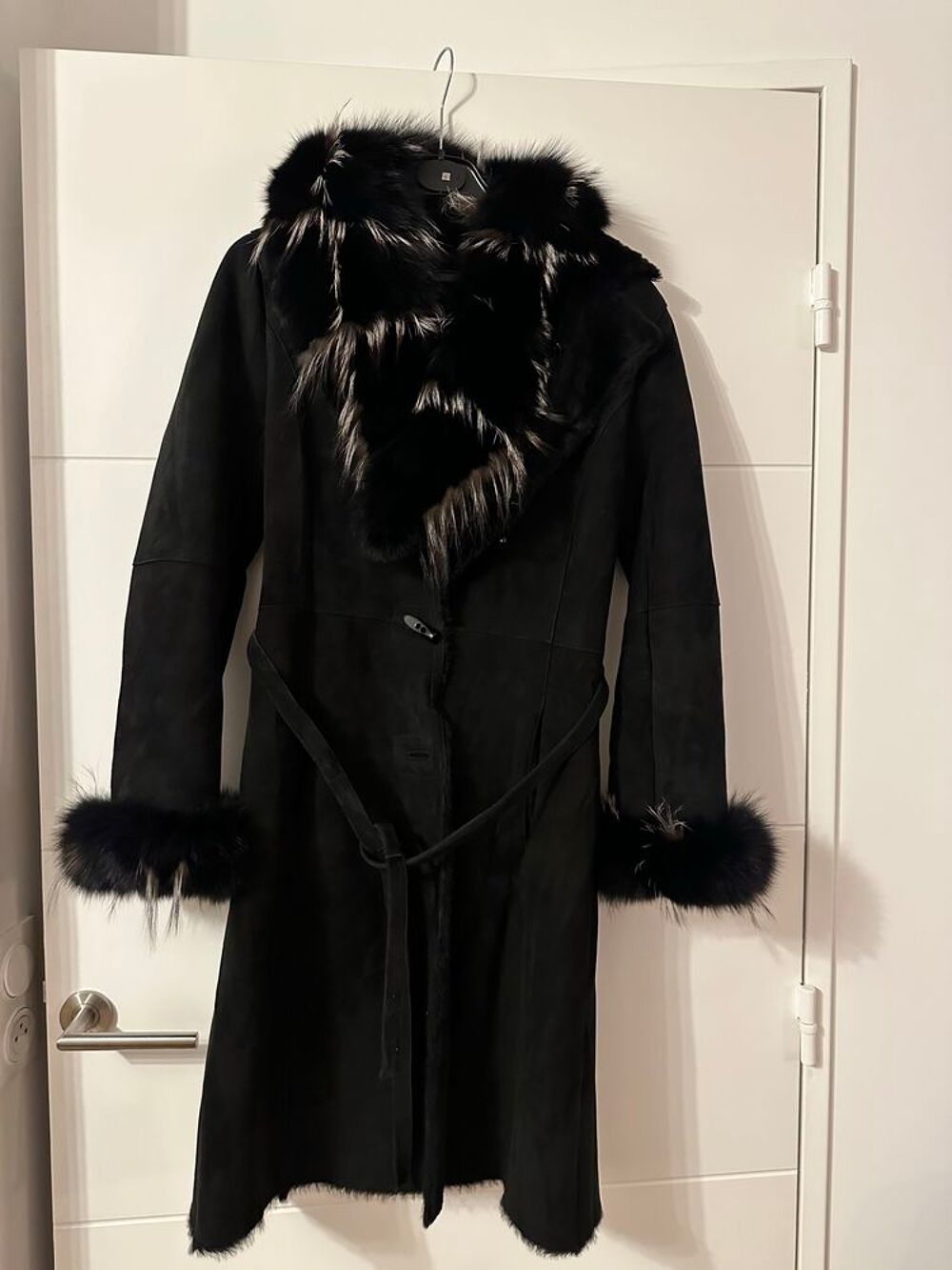 manteau peau lain&eacute;e Vêtements