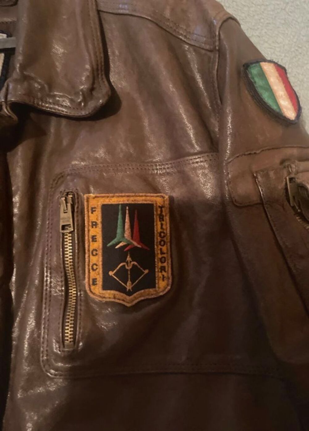 Blouson cuir italien Vêtements