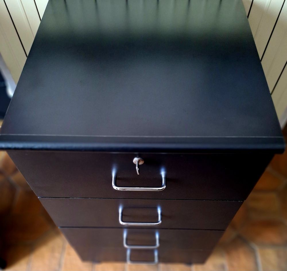 Meuble caisson sous bureau 4 tiroirs, &agrave; roulettes Meubles