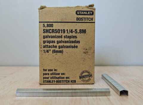 Agrafes BOSTITICH � pointes biseaut�es 6 mm 20 Metz (57)