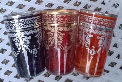 3 verres à thé 3 Beauchamp (95)