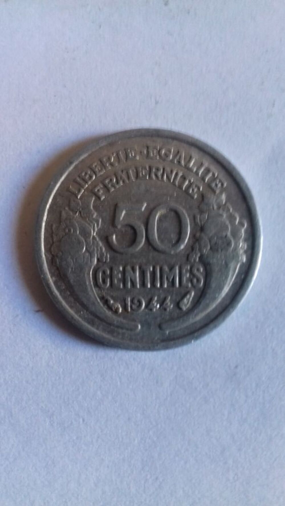 Pi&egrave;ce de 50c 1944 R&eacute;publique Fran&ccedil;aise 