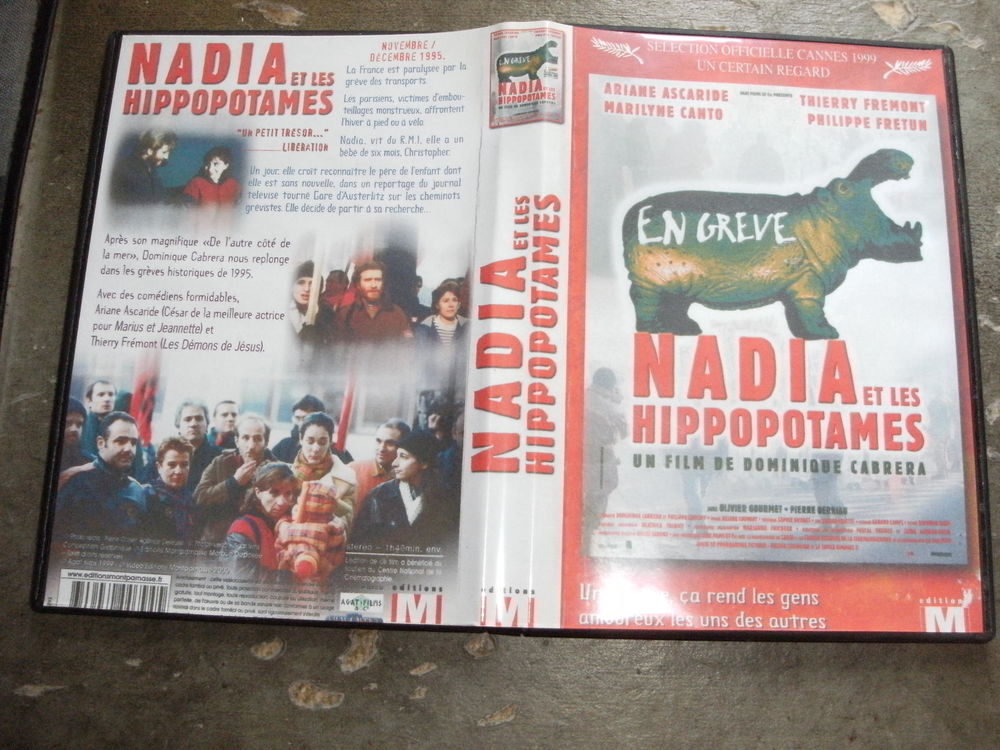 Film : " Nadia et les hippopotames " DVD et blu-ray