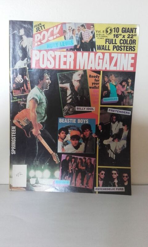 Rock Poster Magazine N�8 - 1987 (US Magazine) avec Bruce Spr 30 Angers (49)