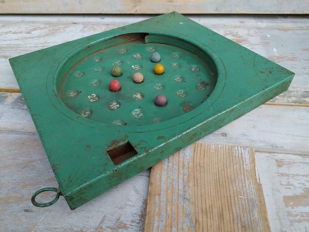 Ancien Jeu &agrave; Billes Flipper M&eacute;tal Jeux / jouets