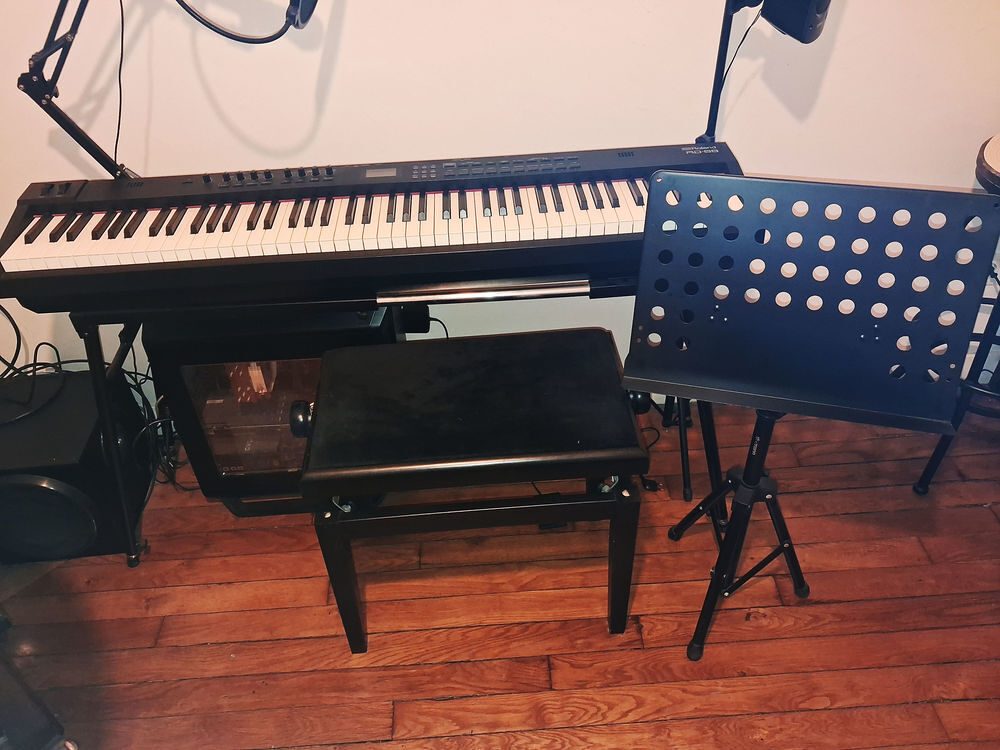 Clavier Roland RD88 avec stand pliable, pied de sc&egrave;ne, banc Instruments de musique