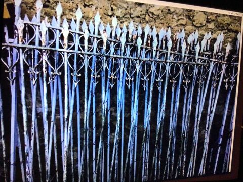 9 grilles anciennes ch�teau  /  15 m lin�aire environ 4000 Tournan (32)