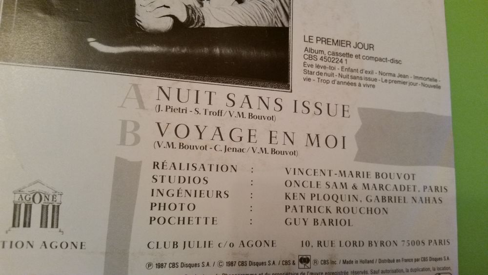 JULIE PIETRI CD et vinyles