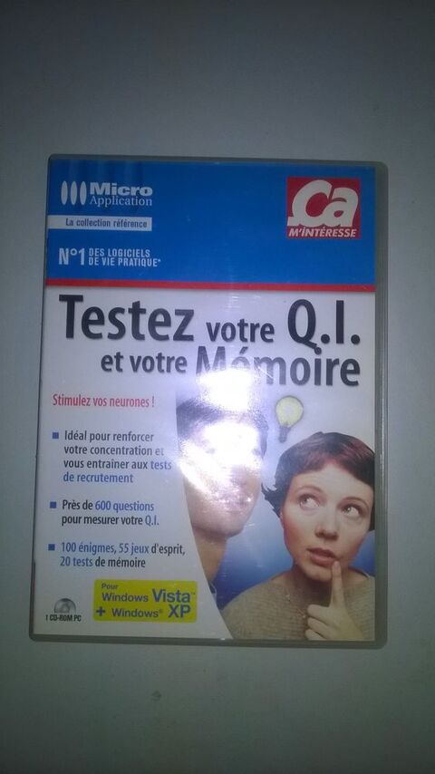 TEST de QI et MEMOIRE sur PC 2 Talange (57)