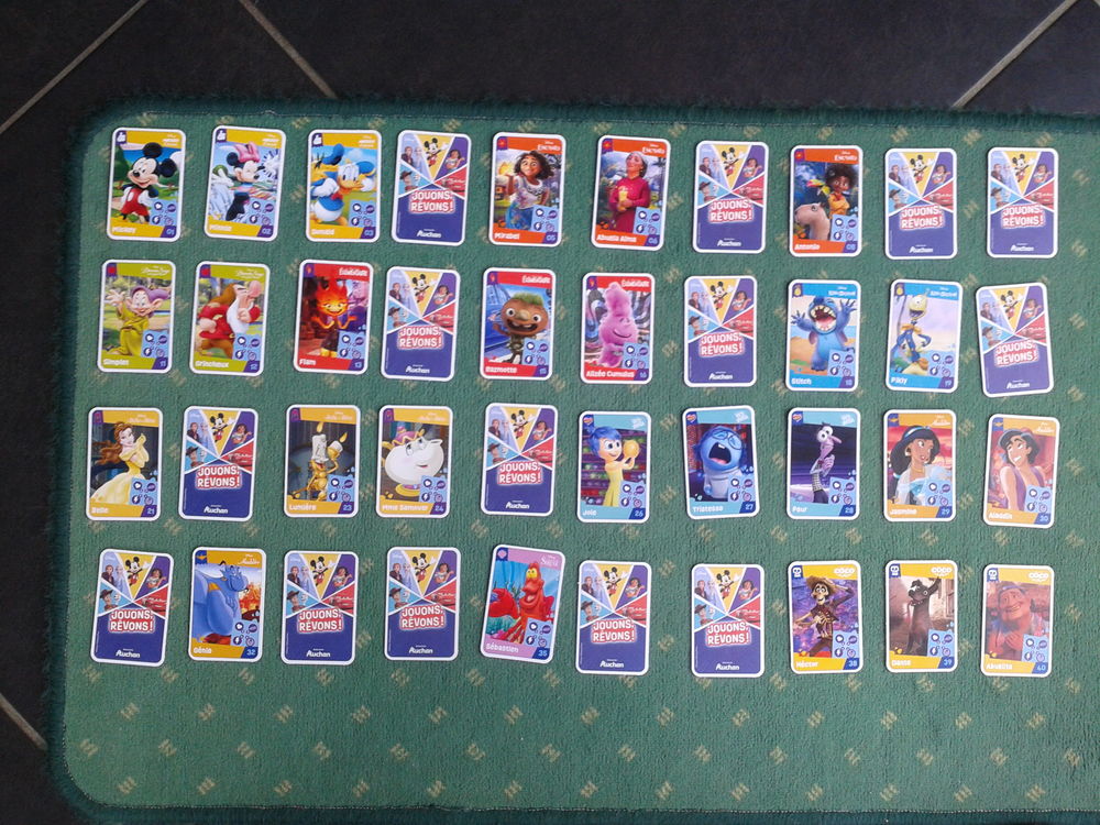 Cartes - Disney - Disney Pixar - "Jouons , R&ecirc;vons !" -Auchan 