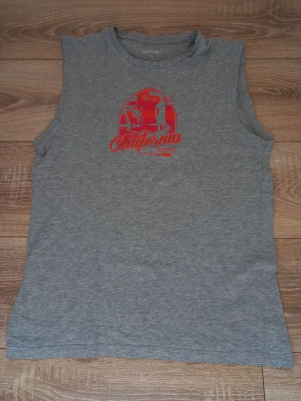 Tee-shirt sans manches gris marque In Extenso taille M Vêtements