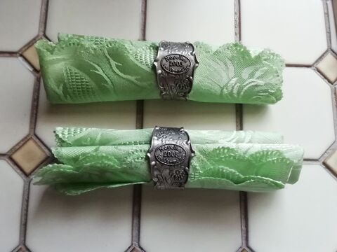 2 pr�sentoirs serviettes de table neufs, �tain 95 % 25 Noyelles-l�s-Vermelles (62)