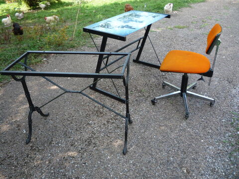 Table bistro/bureau dessus verre/si�ge bureau 45 Castres (81)