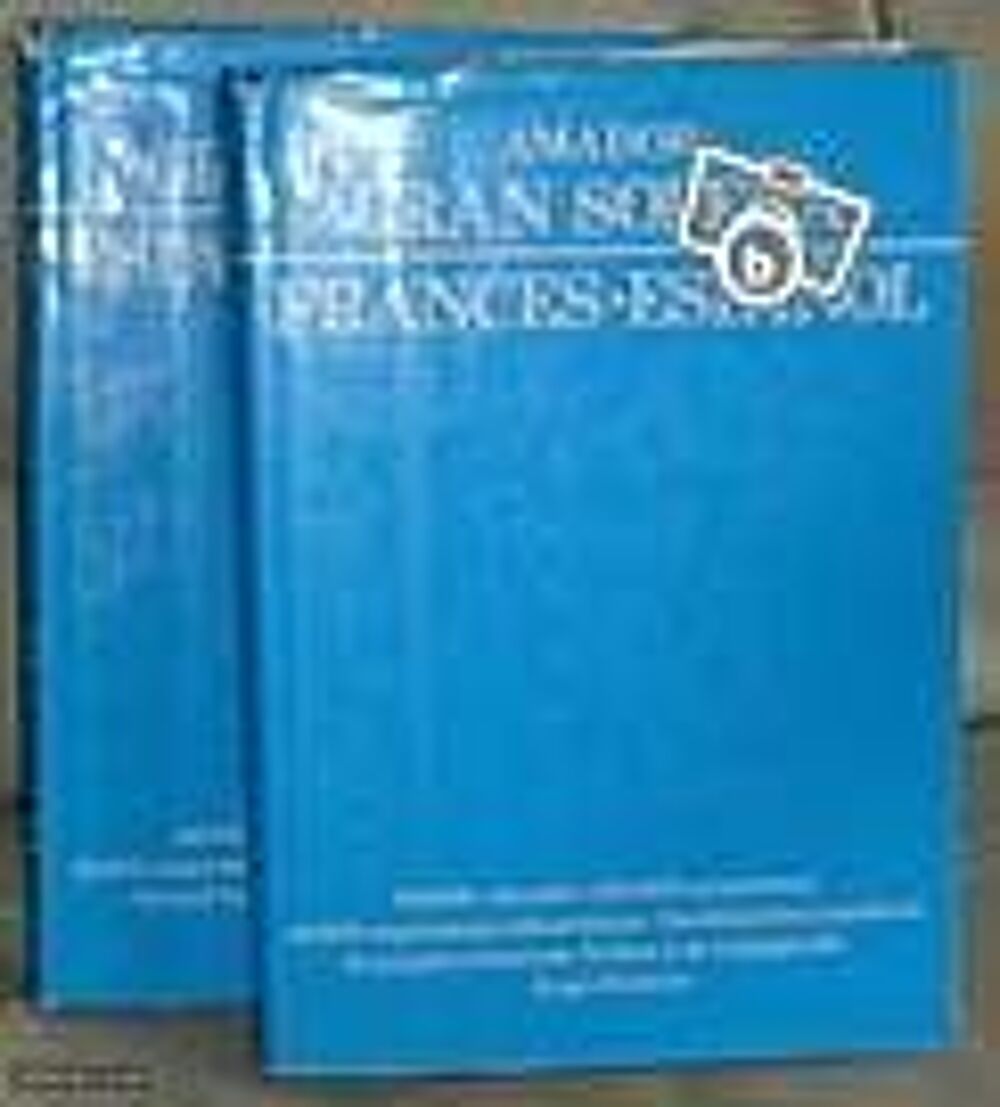 dictionnaires sous jacquette ESPAGNOL-FRANCAIS Livres et BD