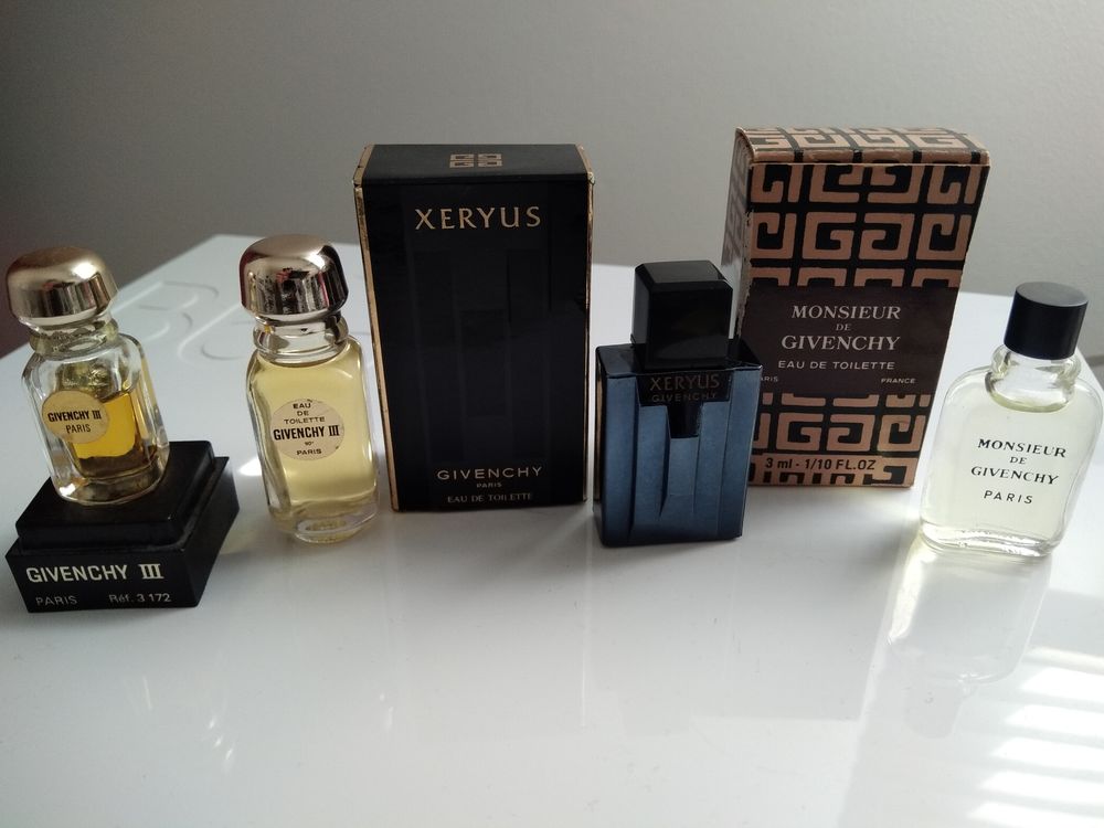 Lot de 4 Miniatures Givenchy 