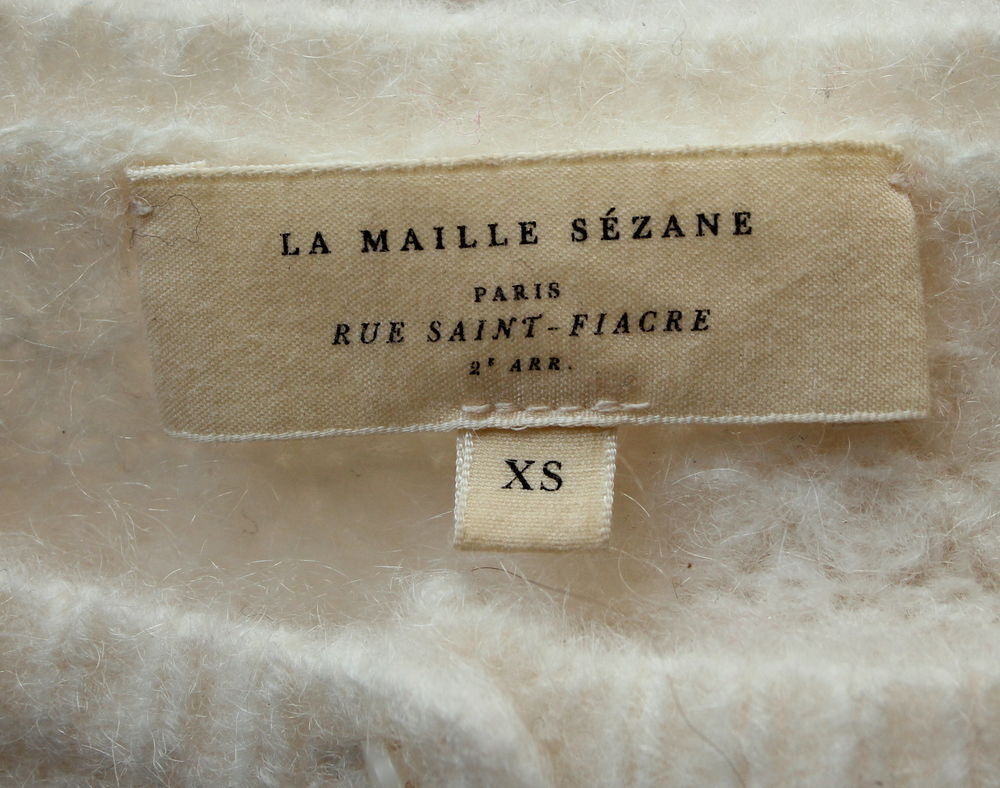 Pull cardigan mohair &eacute;cru SEZANE T.S soit 36/38 Fr Vêtements