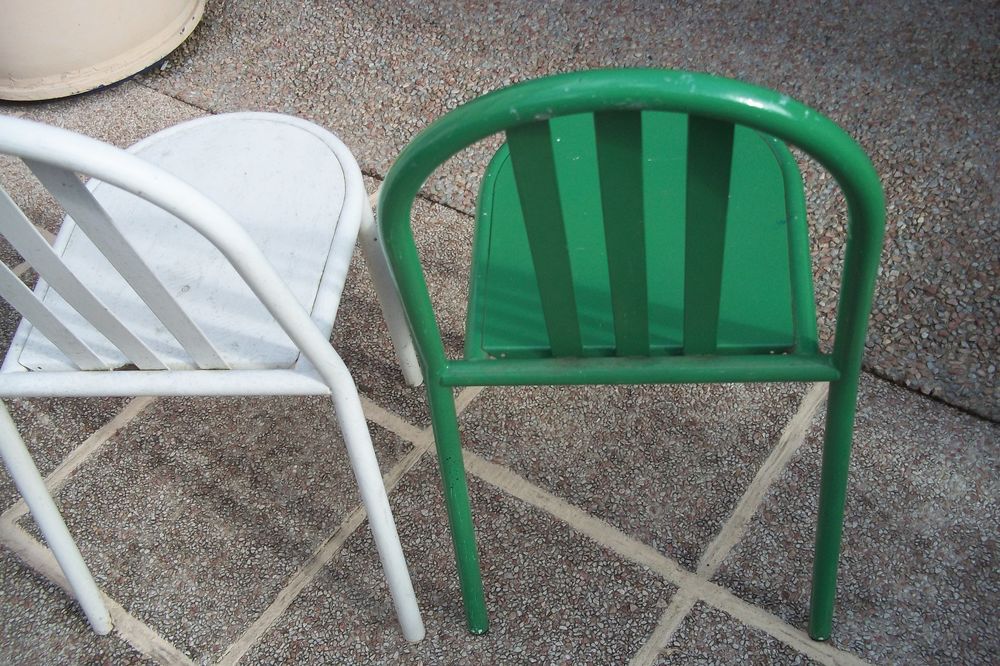 Deux chaises vintage Robert MALLET STEVENS
Occasion Jardin