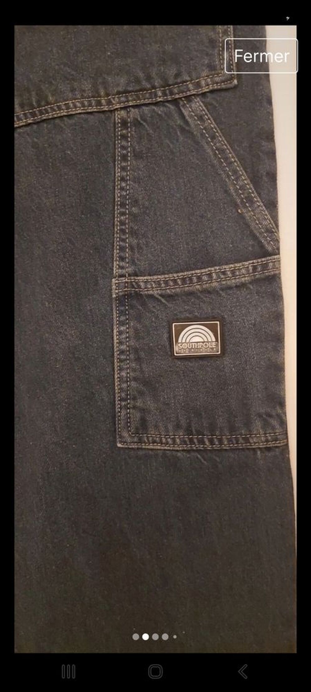 Jean denim baggy
Southpole taille
40 Vtements