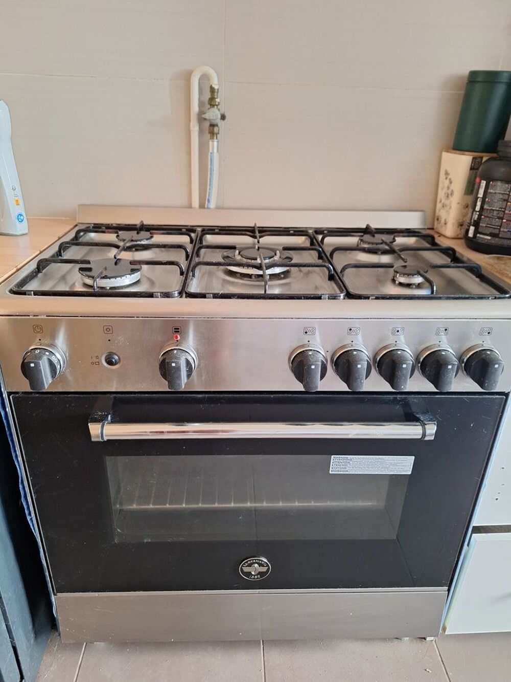 Piano de cuisson GERMANIA BC1X 5 foyers Inox Meubles
