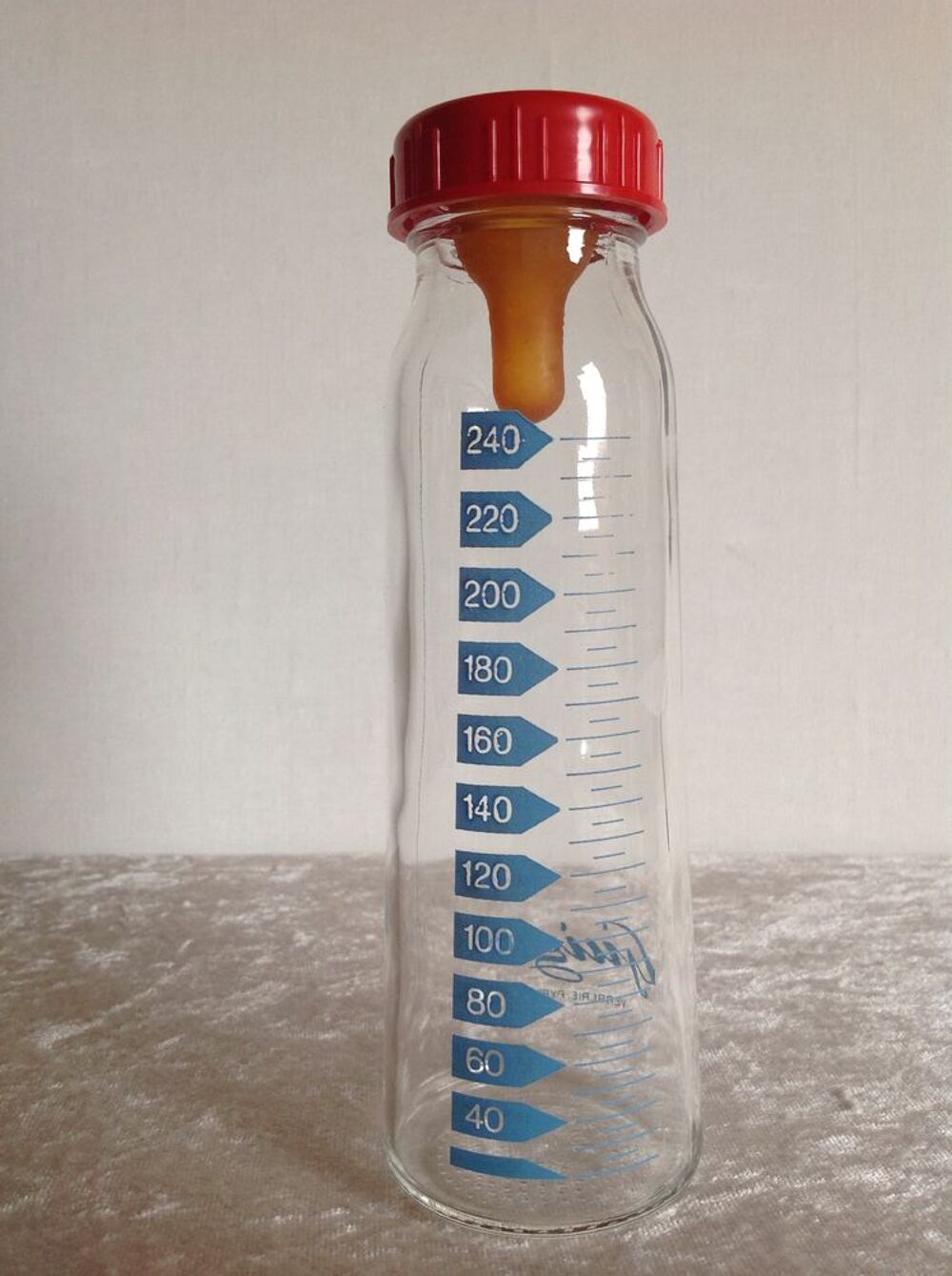 BIBERON GUIGOZ GRADU&Eacute; EN VERRE PYREX Envoi Possible Puériculture