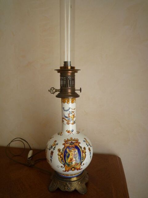  2 Lampes  ptrole anciennes en Gien 650 Taverny (95)