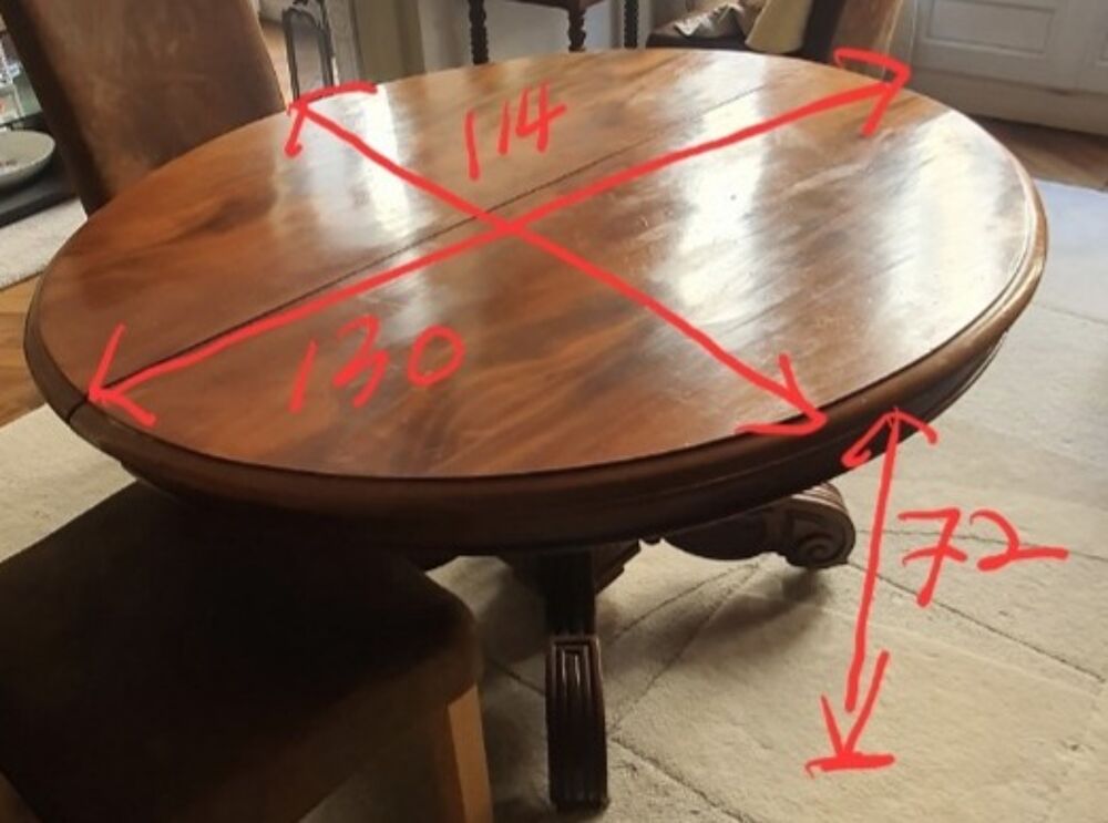 table de salle &agrave; manger de style extensible Meubles