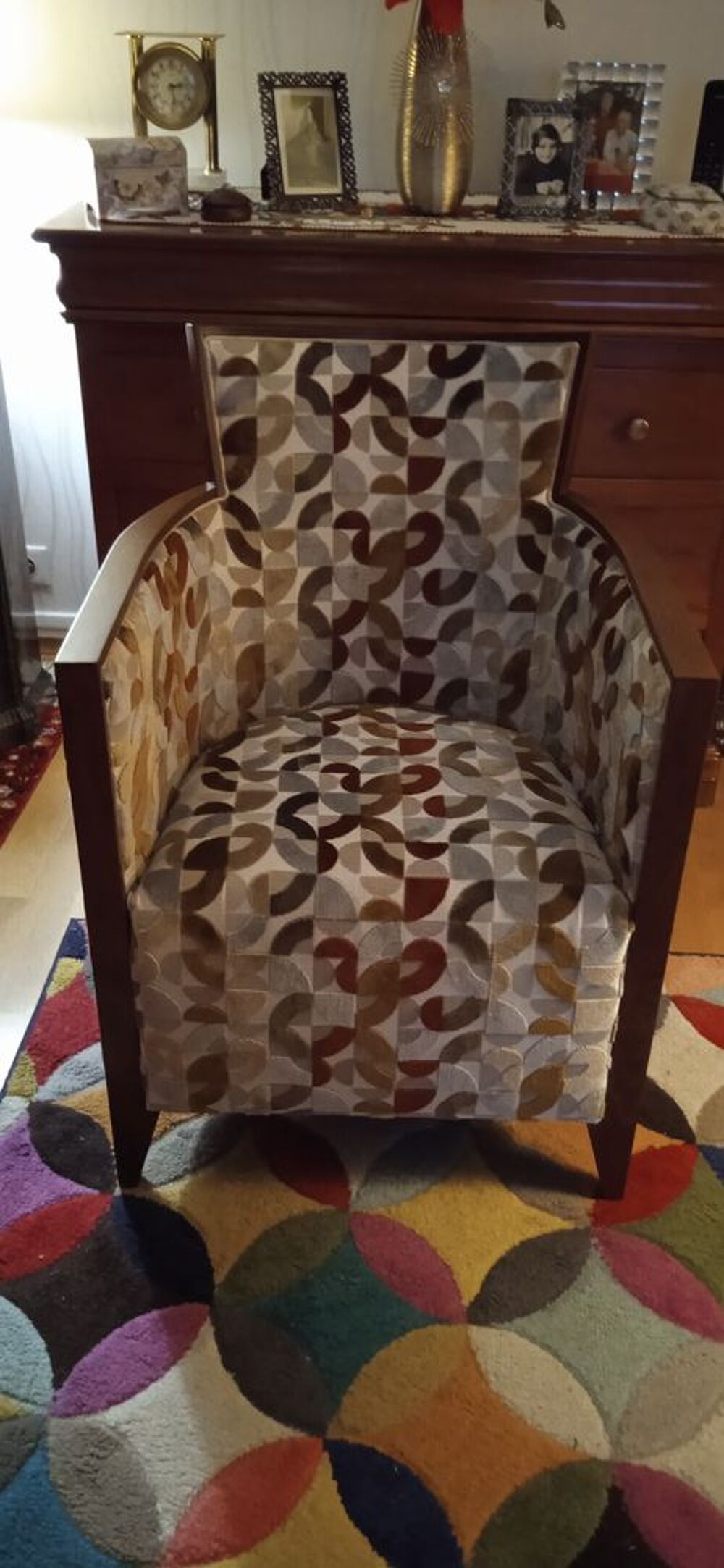 FAUTEUIL MODERNE A DOS DROIT NEUF Meubles