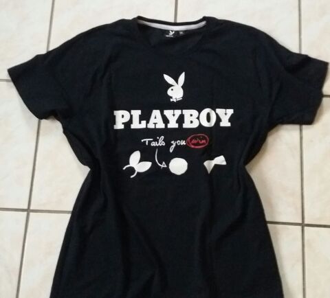 Tee shirt noir - big tee shirt Playboy Original neuf T 42 5 Domart-en-Ponthieu (80)