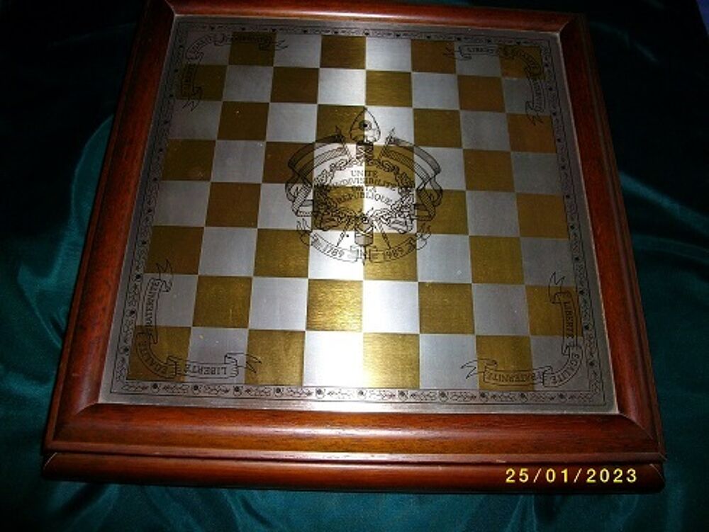 JEU D'ECHECS LE MEDAILLIER FRANKLIN Décoration