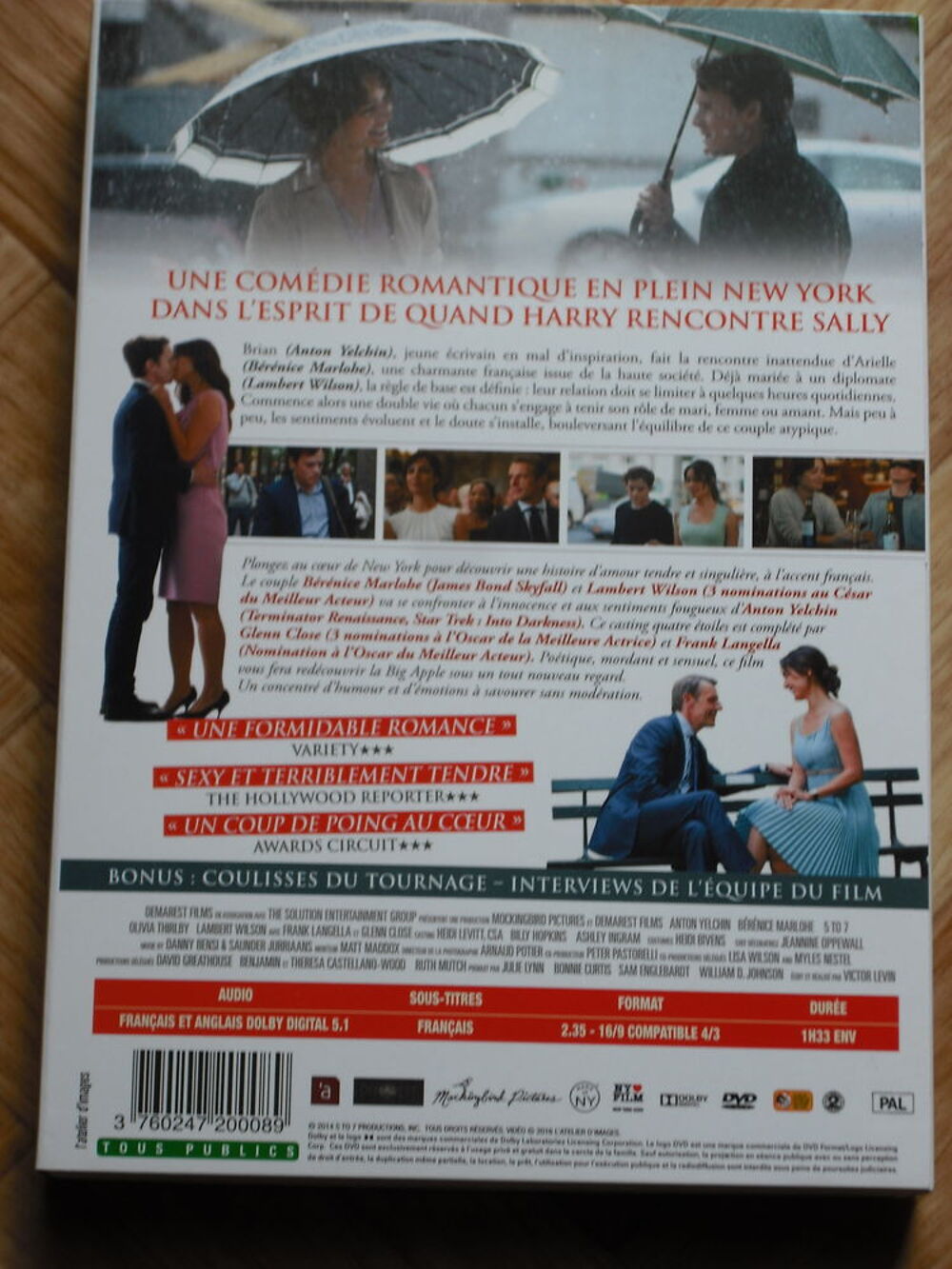 DVD "La femme du diplomate" DVD et blu-ray