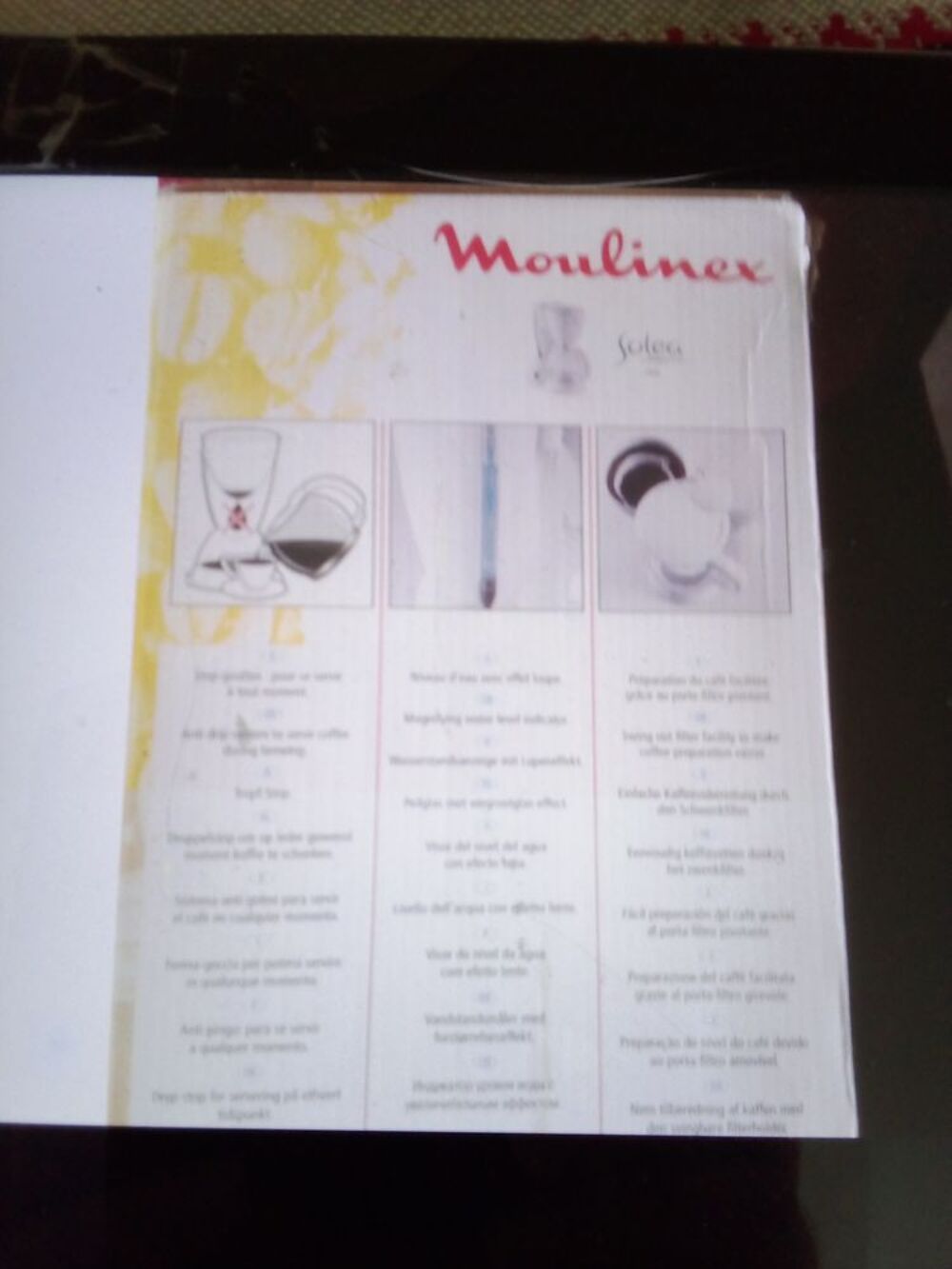 cafeti&egrave;re Moulinex duo Solea Electroménager