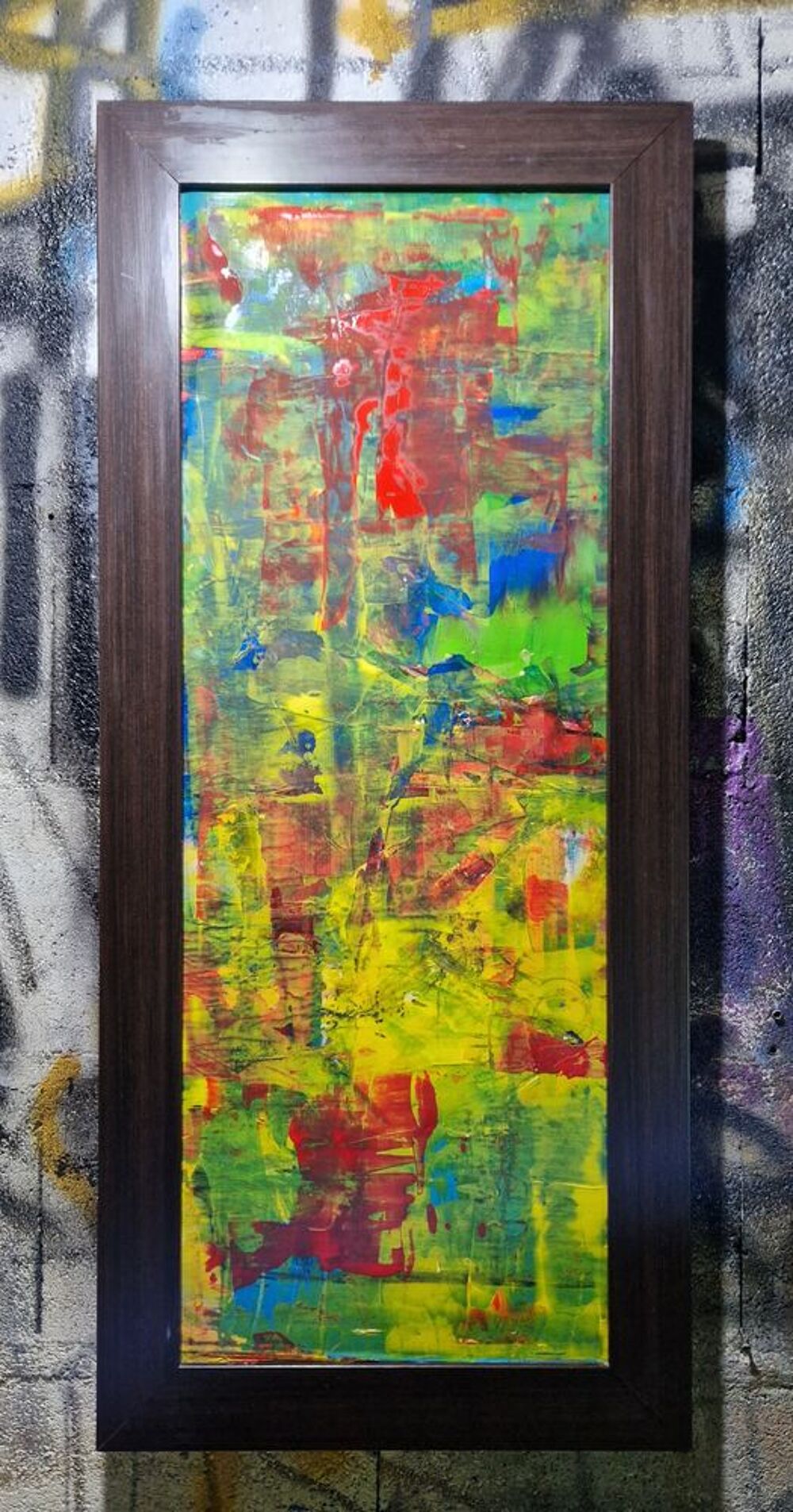 Tableau Acrylique abstrai d&eacute;coration murale Décoration