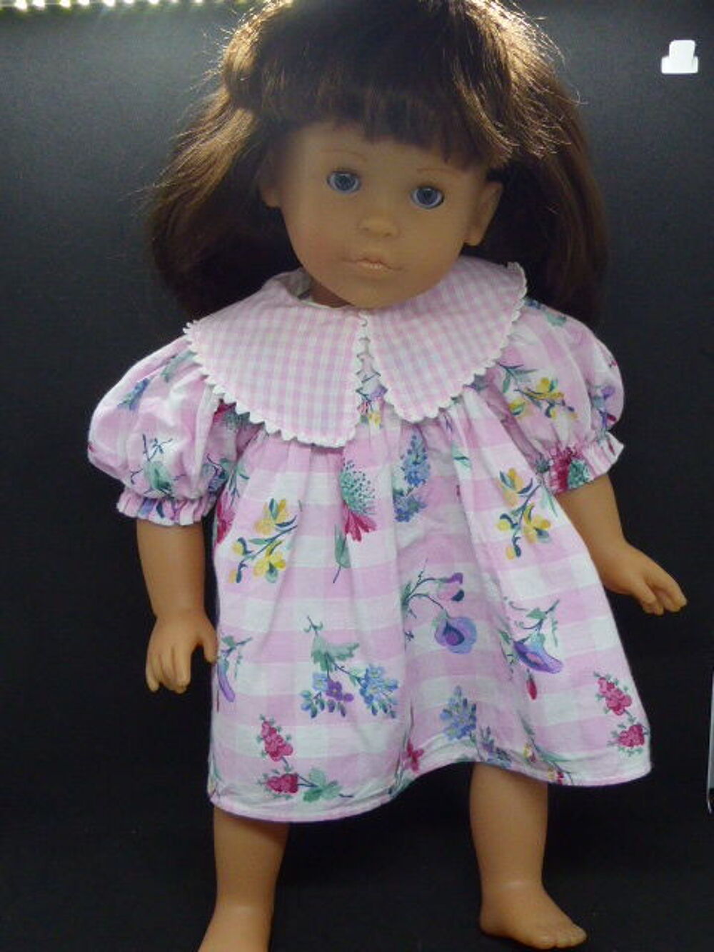 Corolle robe rose col vichy pour poup&eacute;e 42 cm Jeux / jouets