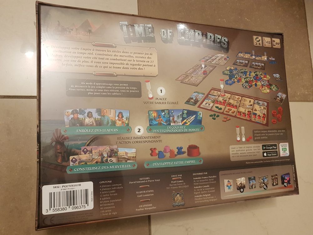 Jeu de plateau Time of Empires - Neuf sous blister Jeux / jouets