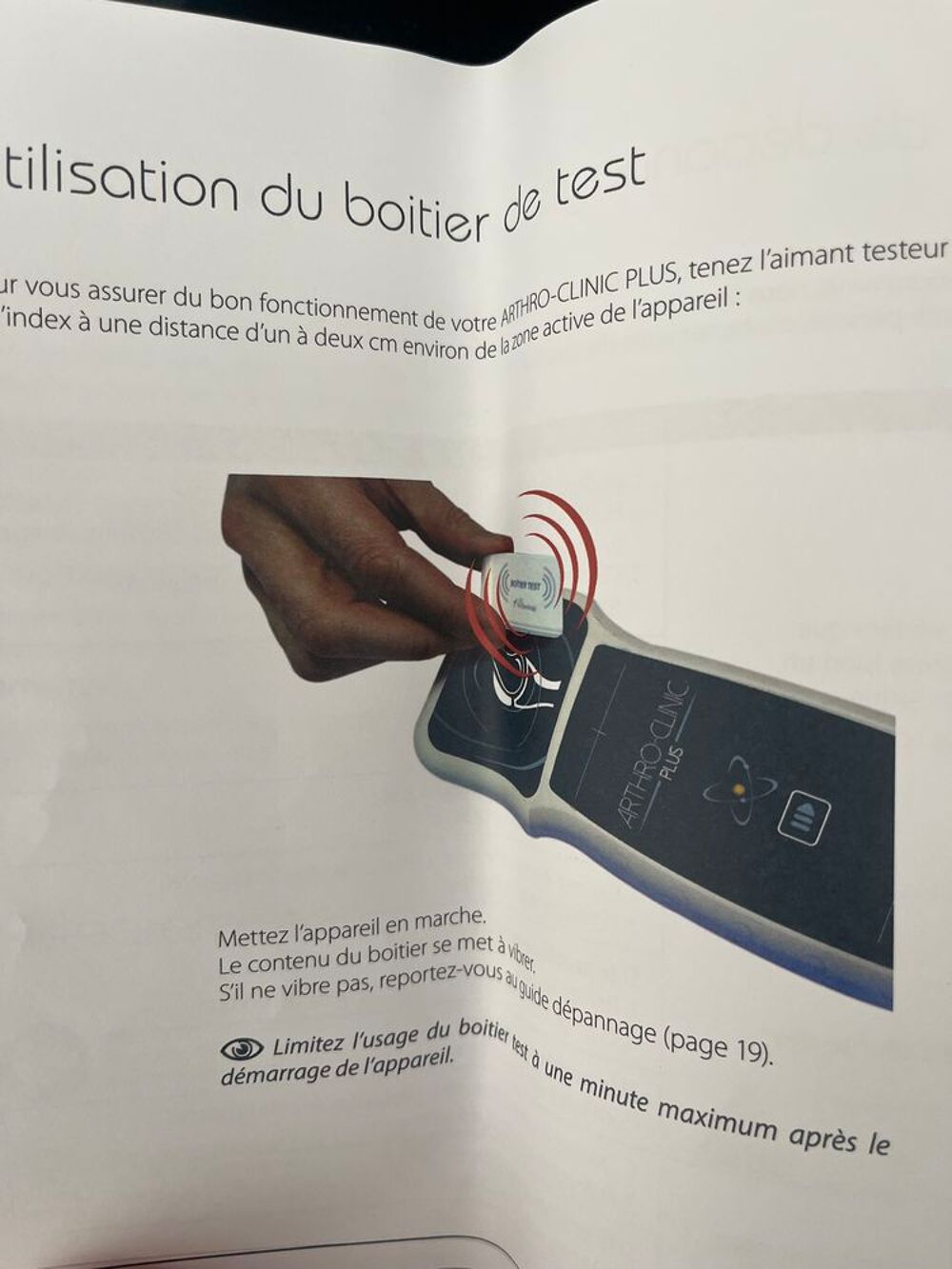 ARTHROCLINIC PLUS Appareil de magn&eacute;toth&eacute;rapie + pochette Sports