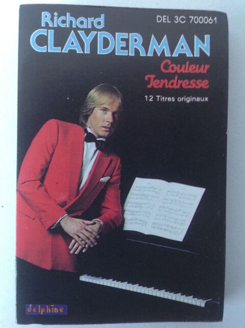 RICHARD CLAYDERMAN COULEUR TENDRESSE K7 AUDIO Envoi Possible 1 Trgunc (29)