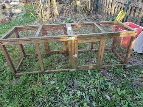 Enclos bois et petit grillage 25 Caussade (82)